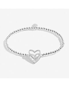Joma Jewellery A Little 'You Mean The World To Me' Bracelet In Silver Plating